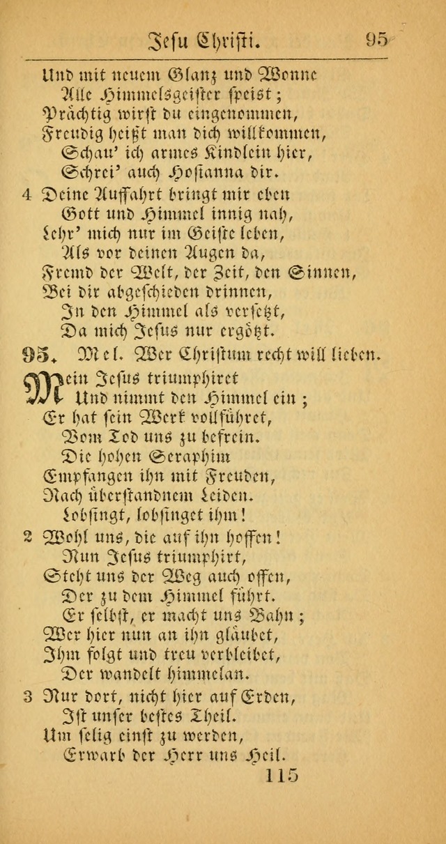 Evangelisches Gesangbuch: oder eine sammlung geistreicher lieder zum gebrauch der Evangelischen Gemeinscaft und aller heilsuchenden seelen  (4th und verb. Aufl.) page 117