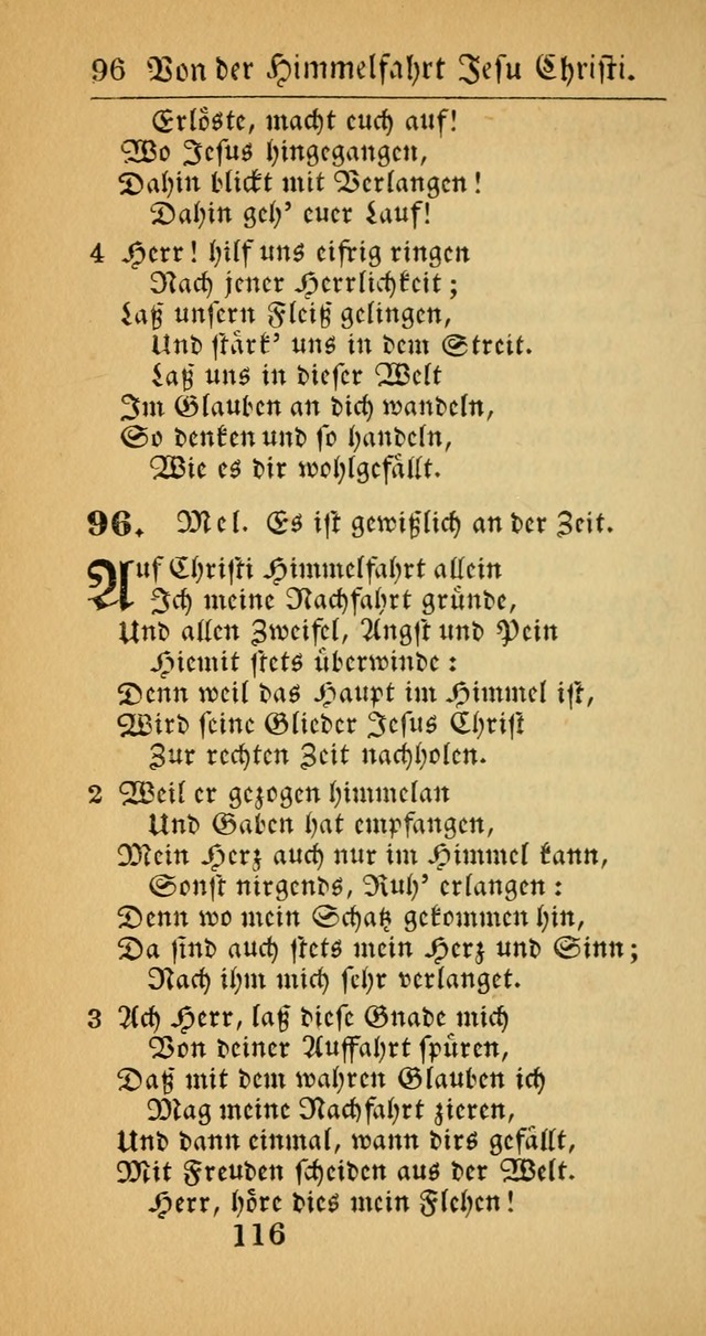 Evangelisches Gesangbuch: oder eine sammlung geistreicher lieder zum gebrauch der Evangelischen Gemeinscaft und aller heilsuchenden seelen  (4th und verb. Aufl.) page 118