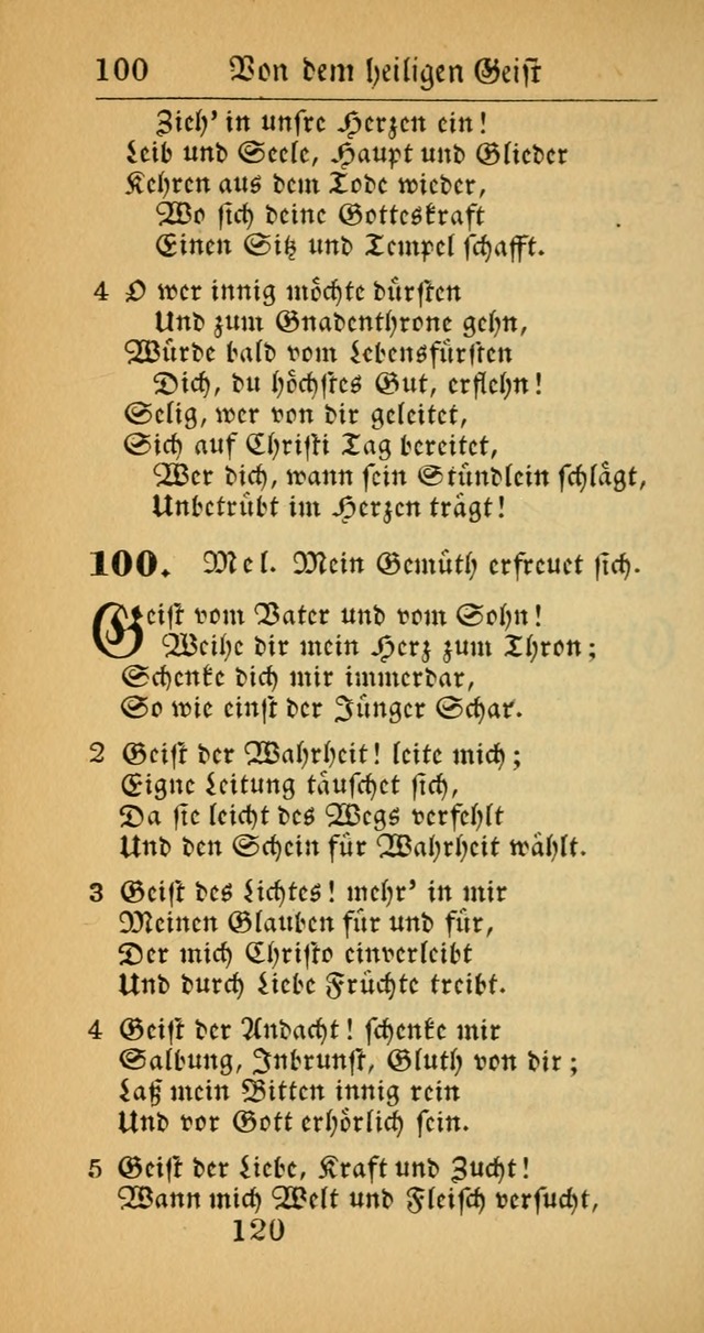 Evangelisches Gesangbuch: oder eine sammlung geistreicher lieder zum gebrauch der Evangelischen Gemeinscaft und aller heilsuchenden seelen  (4th und verb. Aufl.) page 122