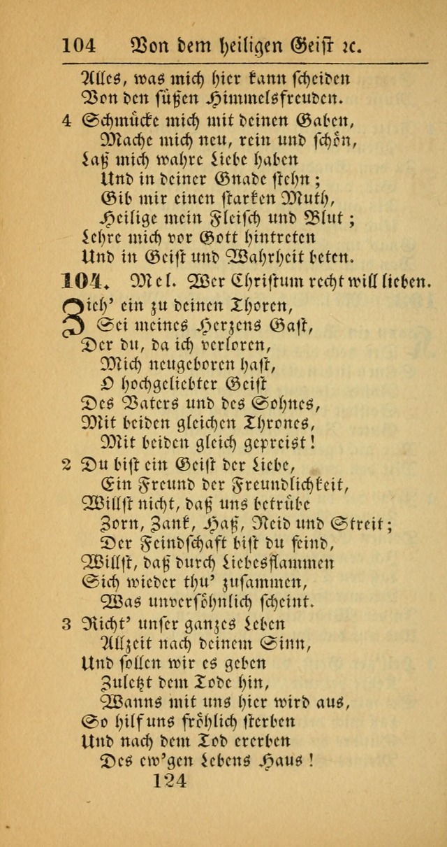 Evangelisches Gesangbuch: oder eine sammlung geistreicher lieder zum gebrauch der Evangelischen Gemeinscaft und aller heilsuchenden seelen  (4th und verb. Aufl.) page 126