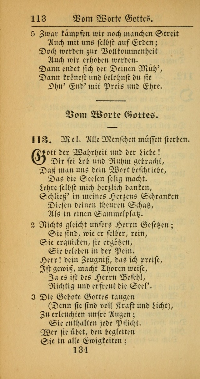 Evangelisches Gesangbuch: oder eine sammlung geistreicher lieder zum gebrauch der Evangelischen Gemeinscaft und aller heilsuchenden seelen  (4th und verb. Aufl.) page 136