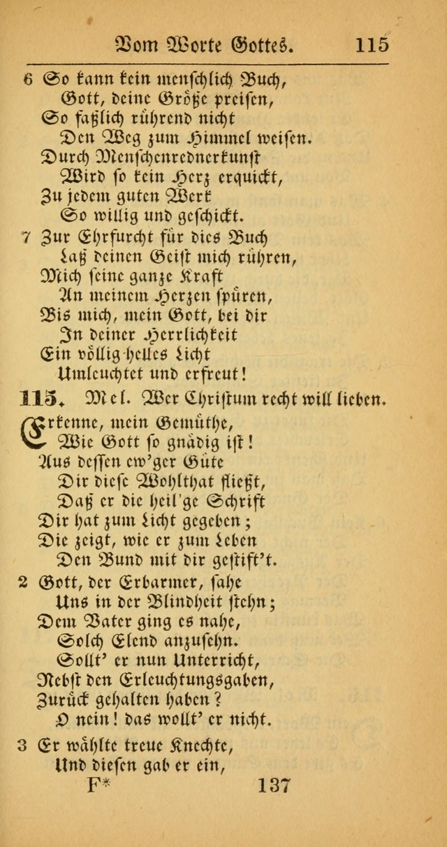 Evangelisches Gesangbuch: oder eine sammlung geistreicher lieder zum gebrauch der Evangelischen Gemeinscaft und aller heilsuchenden seelen  (4th und verb. Aufl.) page 139