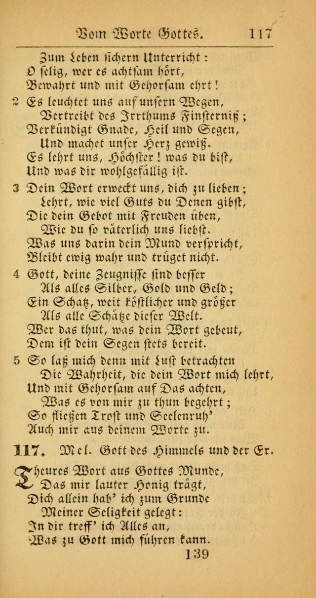 Evangelisches Gesangbuch: oder eine sammlung geistreicher lieder zum gebrauch der Evangelischen Gemeinscaft und aller heilsuchenden seelen  (4th und verb. Aufl.) page 141