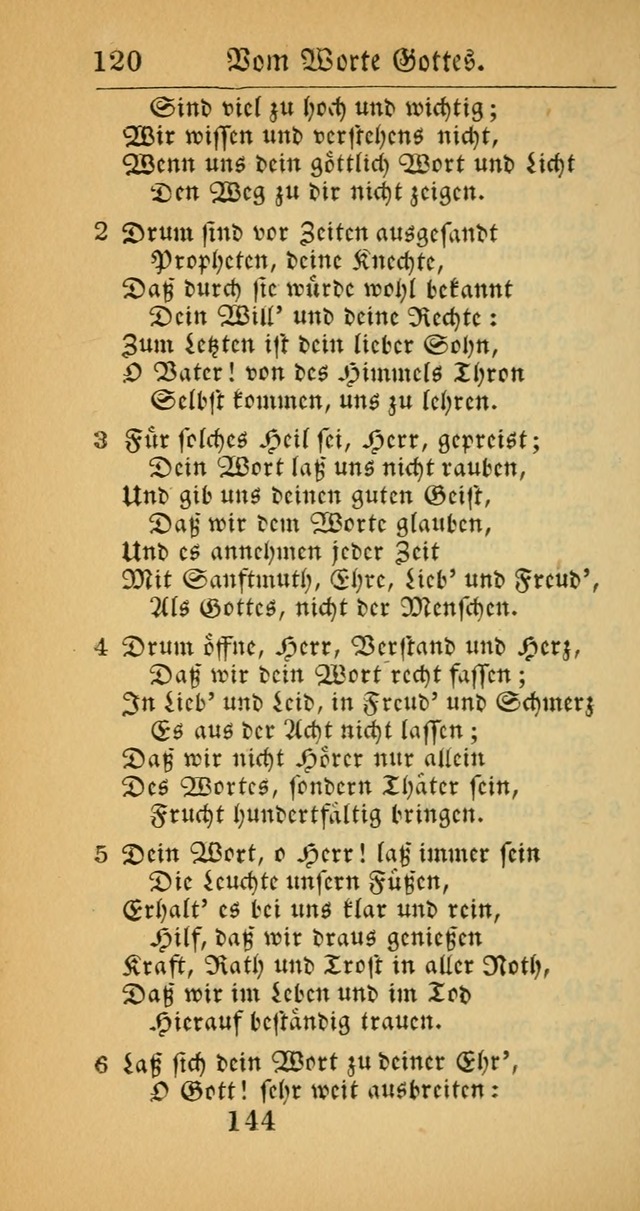 Evangelisches Gesangbuch: oder eine sammlung geistreicher lieder zum gebrauch der Evangelischen Gemeinscaft und aller heilsuchenden seelen  (4th und verb. Aufl.) page 146