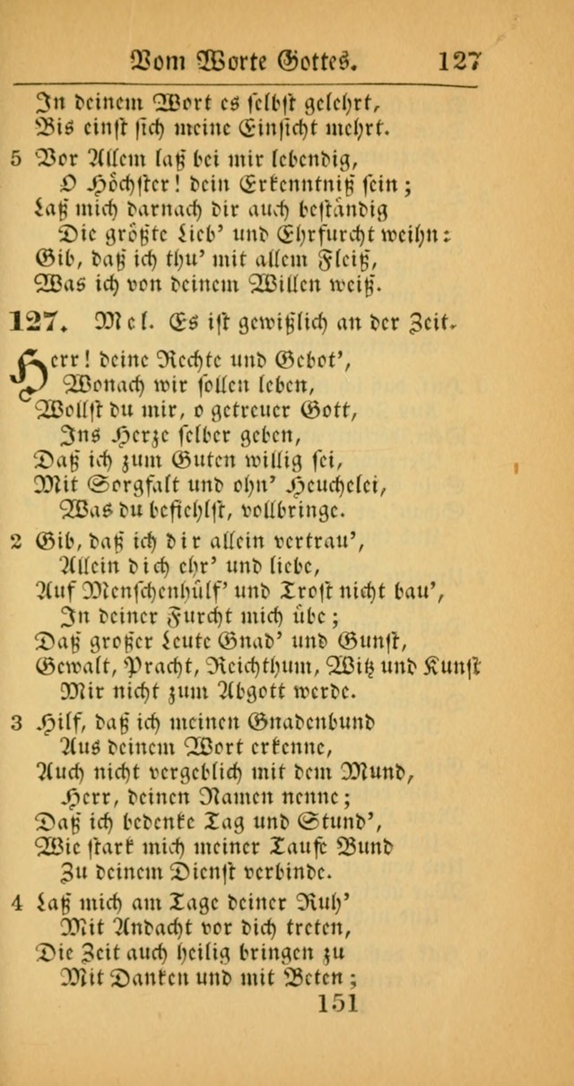 Evangelisches Gesangbuch: oder eine sammlung geistreicher lieder zum gebrauch der Evangelischen Gemeinscaft und aller heilsuchenden seelen  (4th und verb. Aufl.) page 153