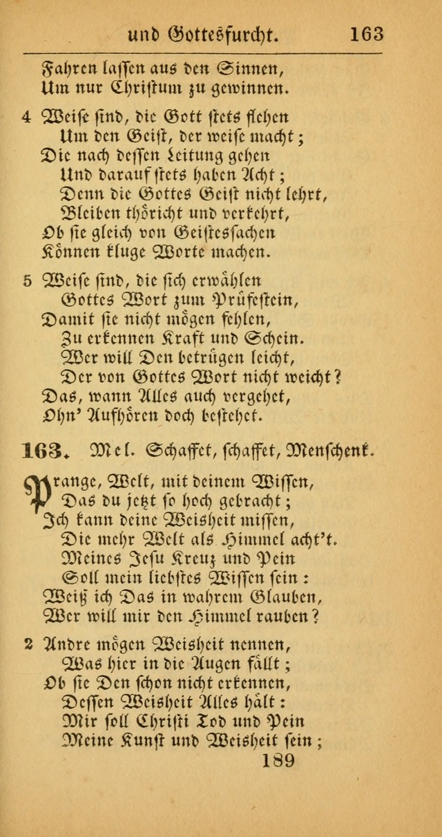 Evangelisches Gesangbuch: oder eine sammlung geistreicher lieder zum gebrauch der Evangelischen Gemeinscaft und aller heilsuchenden seelen  (4th und verb. Aufl.) page 165