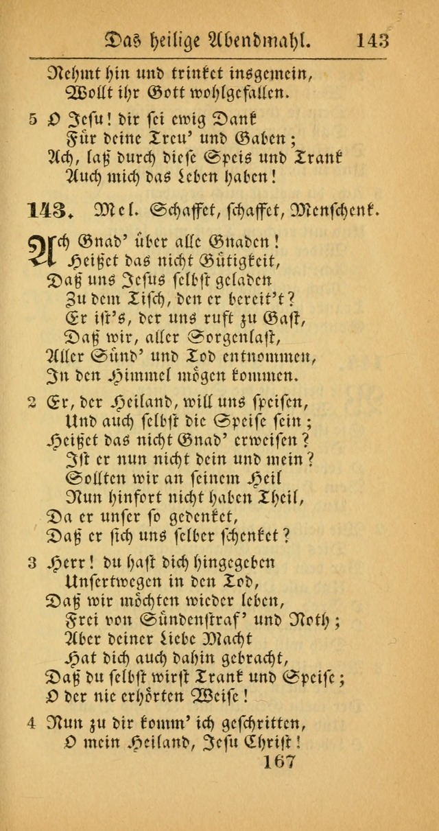 Evangelisches Gesangbuch: oder eine sammlung geistreicher lieder zum gebrauch der Evangelischen Gemeinscaft und aller heilsuchenden seelen  (4th und verb. Aufl.) page 169