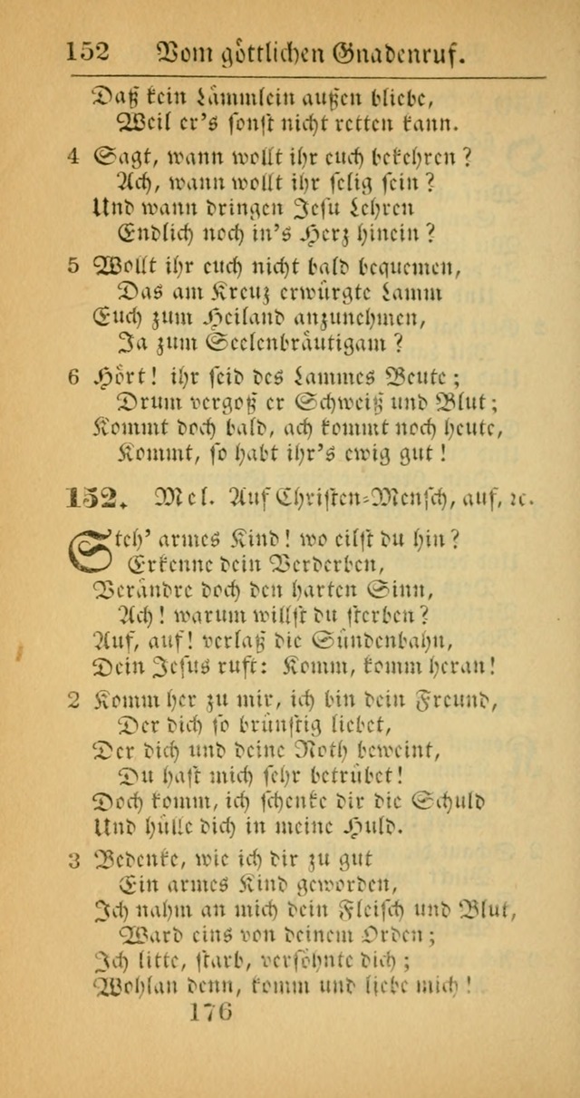 Evangelisches Gesangbuch: oder eine sammlung geistreicher lieder zum gebrauch der Evangelischen Gemeinscaft und aller heilsuchenden seelen  (4th und verb. Aufl.) page 178