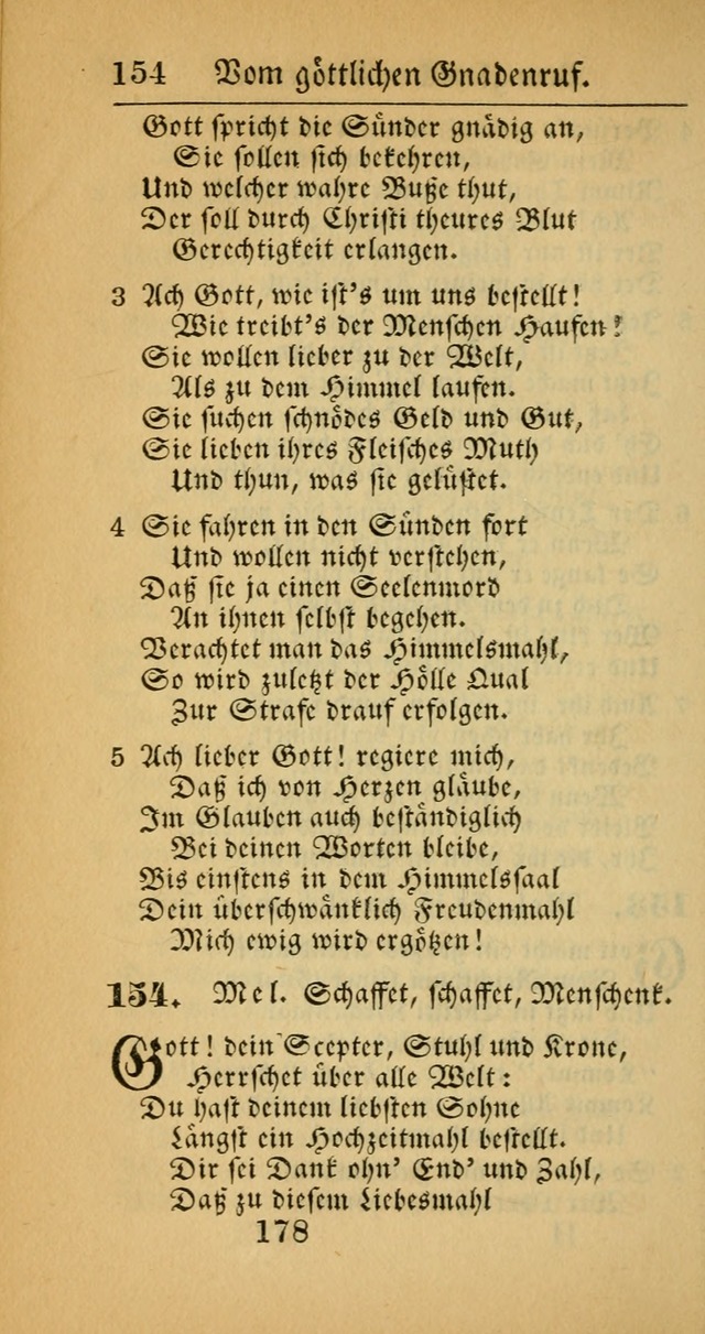 Evangelisches Gesangbuch: oder eine sammlung geistreicher lieder zum gebrauch der Evangelischen Gemeinscaft und aller heilsuchenden seelen  (4th und verb. Aufl.) page 180