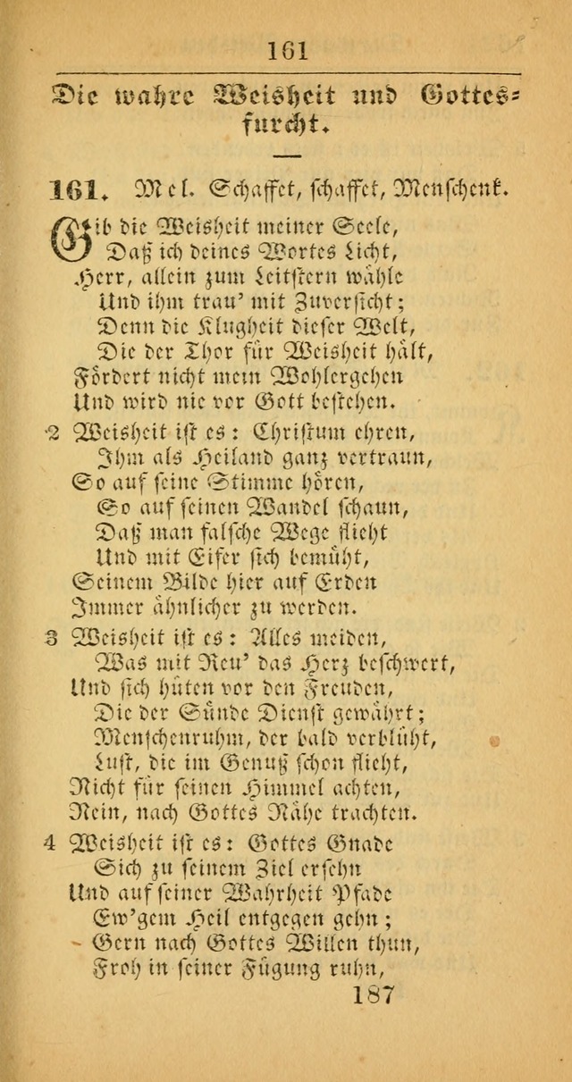 Evangelisches Gesangbuch: oder eine sammlung geistreicher lieder zum gebrauch der Evangelischen Gemeinscaft und aller heilsuchenden seelen  (4th und verb. Aufl.) page 189