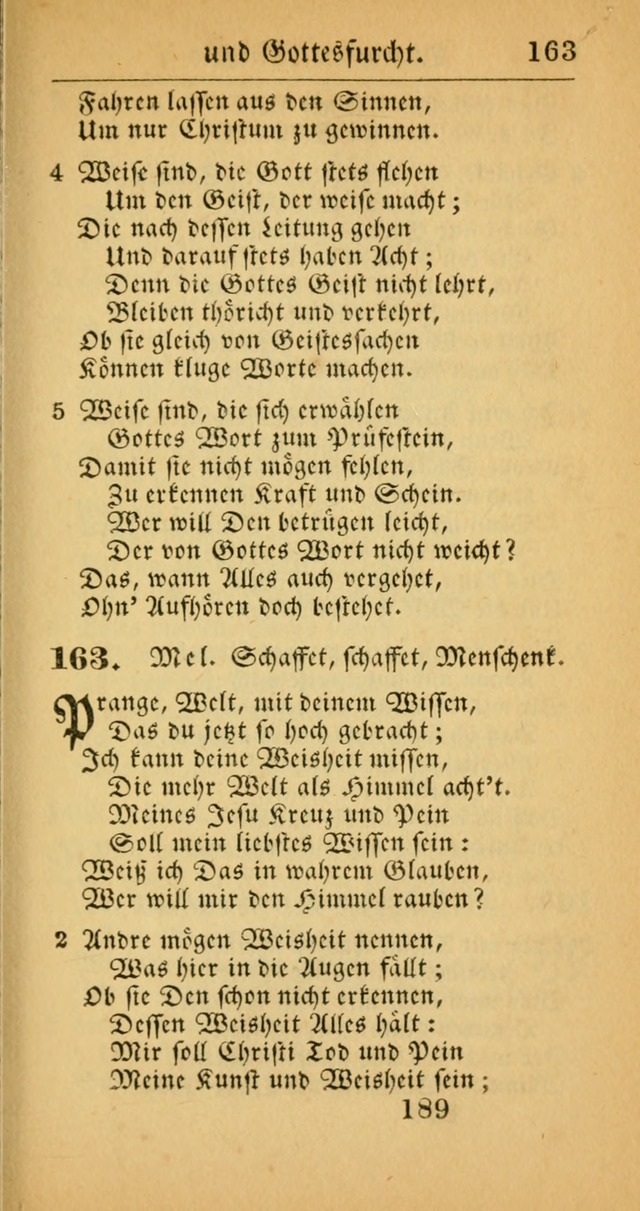 Evangelisches Gesangbuch: oder eine sammlung geistreicher lieder zum gebrauch der Evangelischen Gemeinscaft und aller heilsuchenden seelen  (4th und verb. Aufl.) page 191