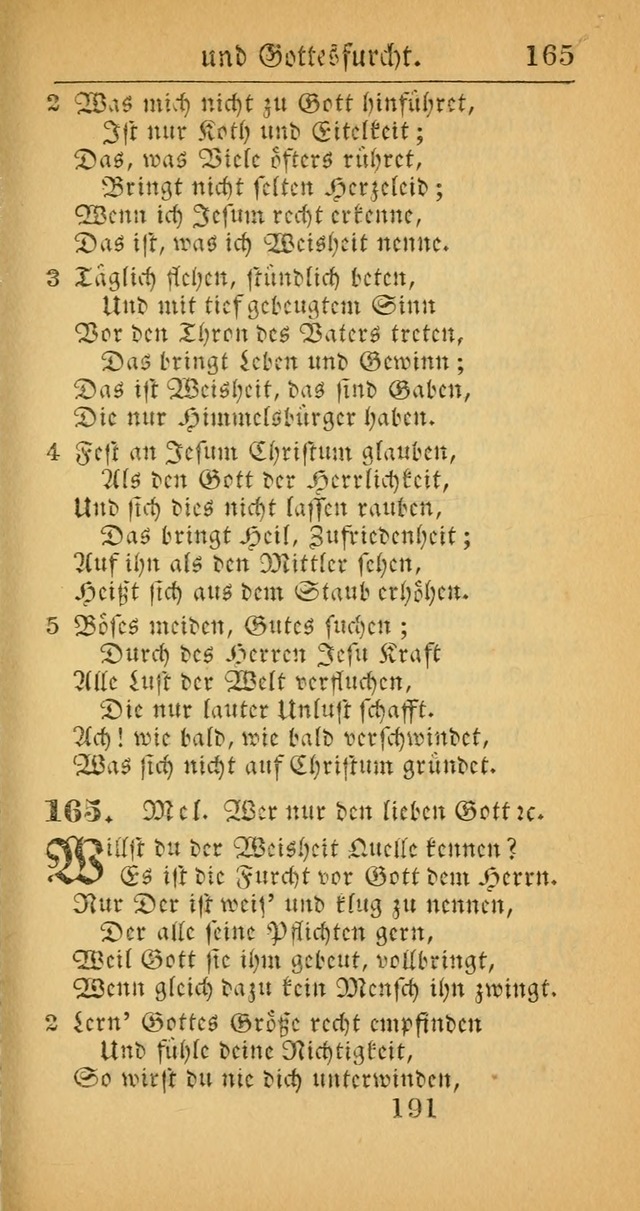 Evangelisches Gesangbuch: oder eine sammlung geistreicher lieder zum gebrauch der Evangelischen Gemeinscaft und aller heilsuchenden seelen  (4th und verb. Aufl.) page 193