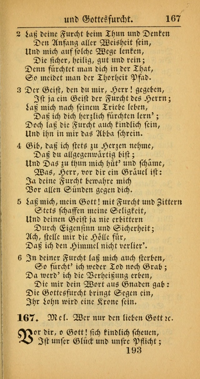 Evangelisches Gesangbuch: oder eine sammlung geistreicher lieder zum gebrauch der Evangelischen Gemeinscaft und aller heilsuchenden seelen  (4th und verb. Aufl.) page 195