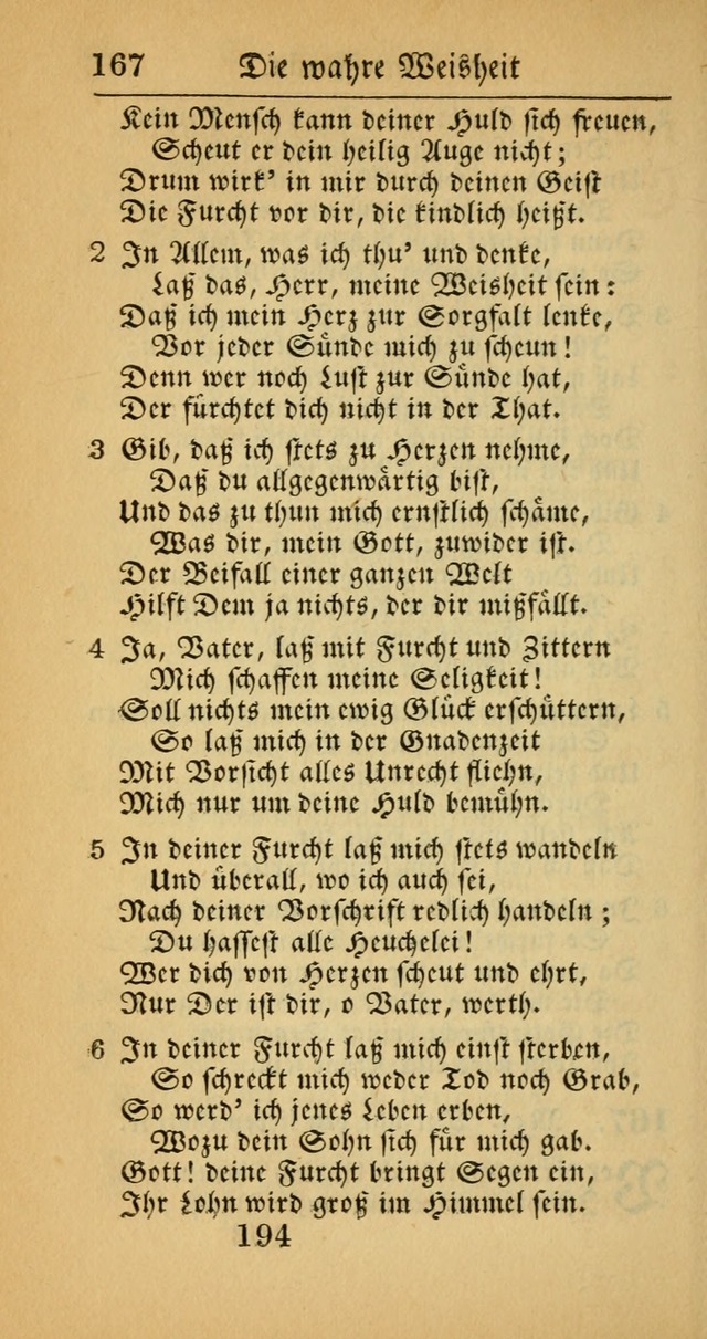 Evangelisches Gesangbuch: oder eine sammlung geistreicher lieder zum gebrauch der Evangelischen Gemeinscaft und aller heilsuchenden seelen  (4th und verb. Aufl.) page 196