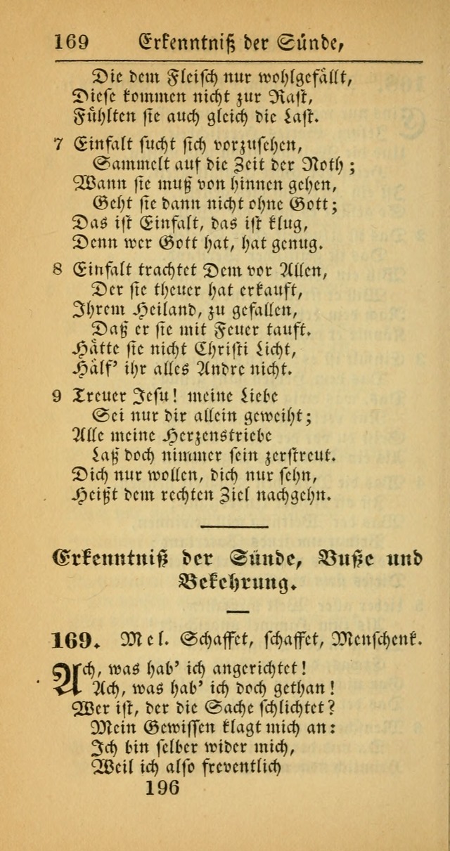 Evangelisches Gesangbuch: oder eine sammlung geistreicher lieder zum gebrauch der Evangelischen Gemeinscaft und aller heilsuchenden seelen  (4th und verb. Aufl.) page 198