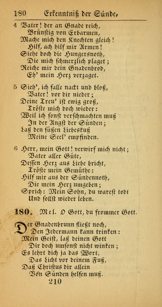 Evangelisches Gesangbuch: oder eine sammlung geistreicher lieder zum gebrauch der Evangelischen Gemeinscaft und aller heilsuchenden seelen  (4th und verb. Aufl.) page 212