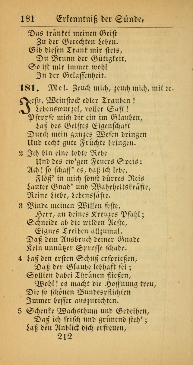 Evangelisches Gesangbuch: oder eine sammlung geistreicher lieder zum gebrauch der Evangelischen Gemeinscaft und aller heilsuchenden seelen  (4th und verb. Aufl.) page 214