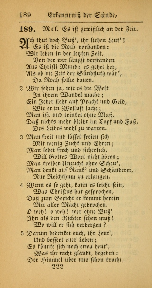 Evangelisches Gesangbuch: oder eine sammlung geistreicher lieder zum gebrauch der Evangelischen Gemeinscaft und aller heilsuchenden seelen  (4th und verb. Aufl.) page 224