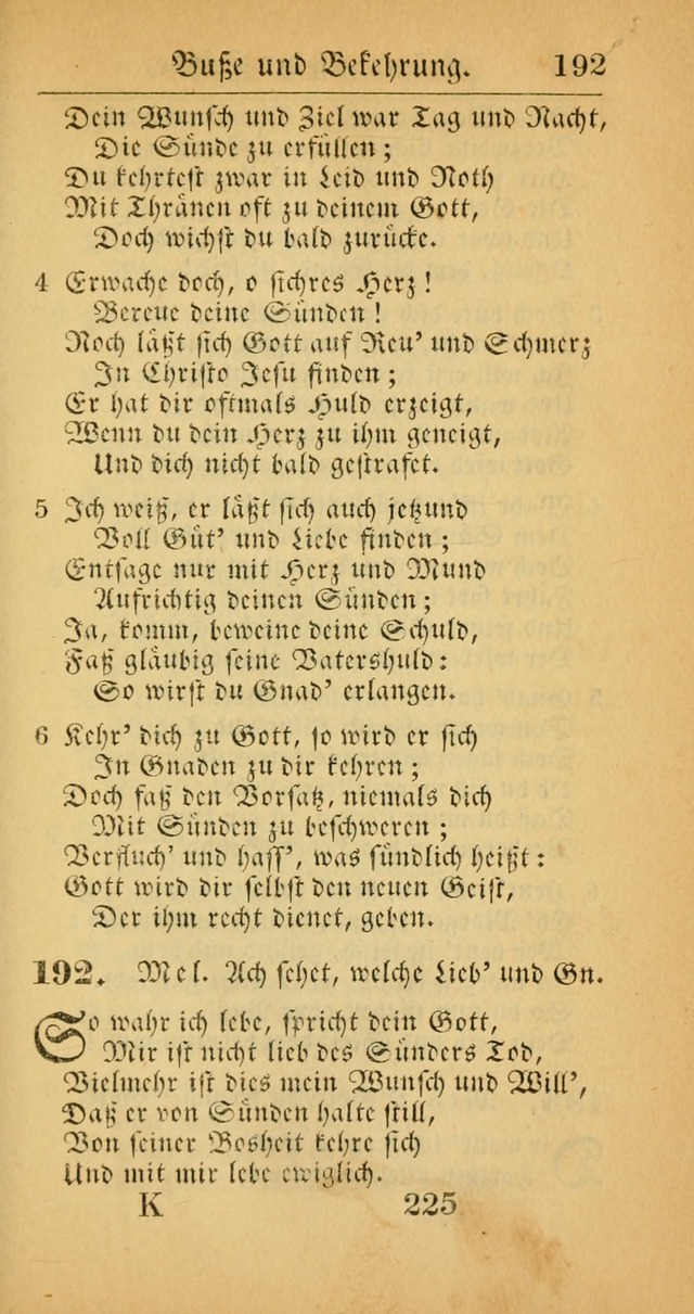 Evangelisches Gesangbuch: oder eine sammlung geistreicher lieder zum gebrauch der Evangelischen Gemeinscaft und aller heilsuchenden seelen  (4th und verb. Aufl.) page 227