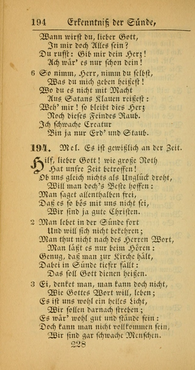 Evangelisches Gesangbuch: oder eine sammlung geistreicher lieder zum gebrauch der Evangelischen Gemeinscaft und aller heilsuchenden seelen  (4th und verb. Aufl.) page 230