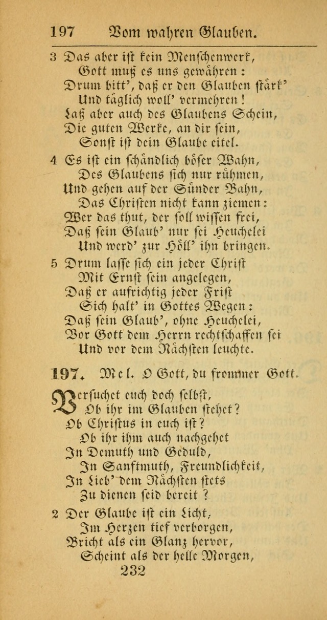 Evangelisches Gesangbuch: oder eine sammlung geistreicher lieder zum gebrauch der Evangelischen Gemeinscaft und aller heilsuchenden seelen  (4th und verb. Aufl.) page 234