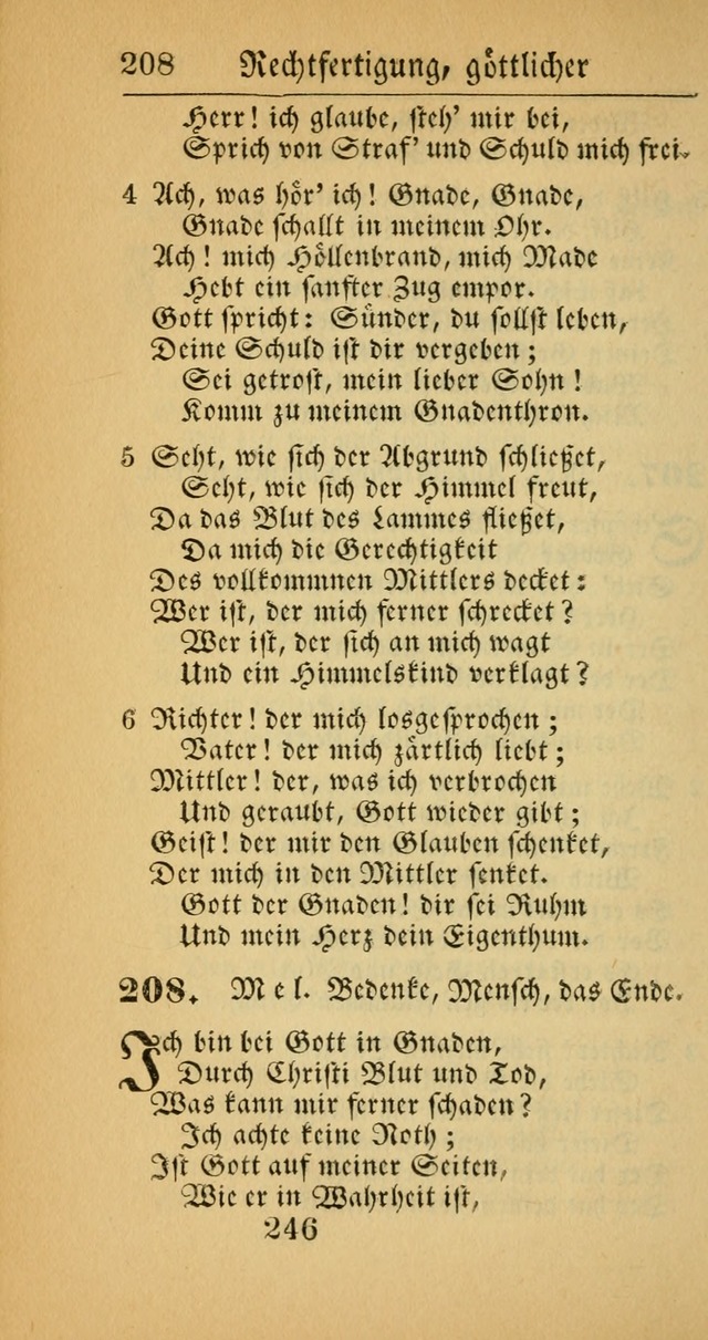 Evangelisches Gesangbuch: oder eine sammlung geistreicher lieder zum gebrauch der Evangelischen Gemeinscaft und aller heilsuchenden seelen  (4th und verb. Aufl.) page 248