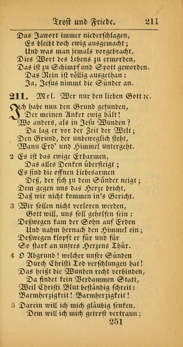 Evangelisches Gesangbuch: oder eine sammlung geistreicher lieder zum gebrauch der Evangelischen Gemeinscaft und aller heilsuchenden seelen  (4th und verb. Aufl.) page 253