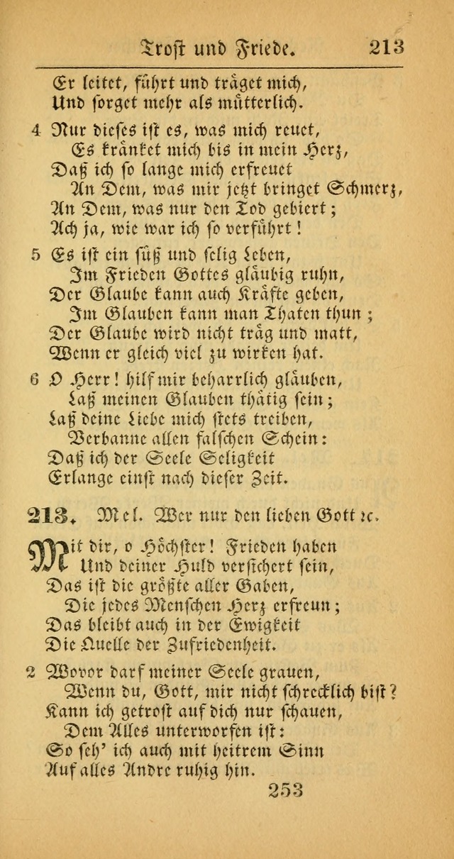 Evangelisches Gesangbuch: oder eine sammlung geistreicher lieder zum gebrauch der Evangelischen Gemeinscaft und aller heilsuchenden seelen  (4th und verb. Aufl.) page 255