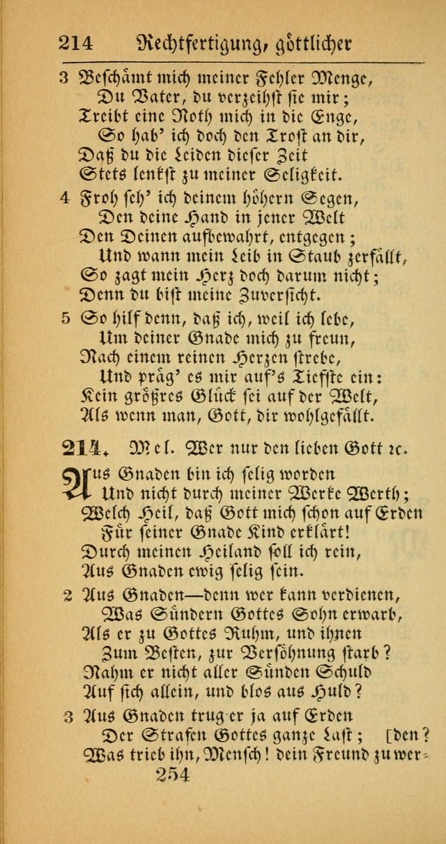 Evangelisches Gesangbuch: oder eine sammlung geistreicher lieder zum gebrauch der Evangelischen Gemeinscaft und aller heilsuchenden seelen  (4th und verb. Aufl.) page 256