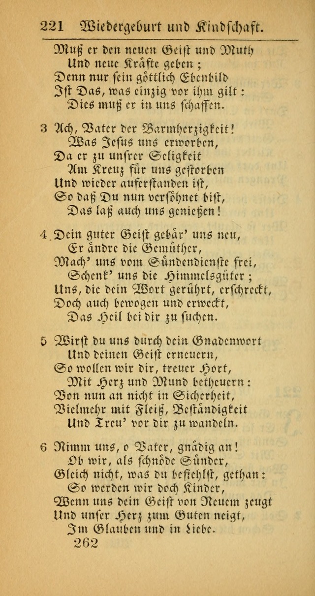 Evangelisches Gesangbuch: oder eine sammlung geistreicher lieder zum gebrauch der Evangelischen Gemeinscaft und aller heilsuchenden seelen  (4th und verb. Aufl.) page 264