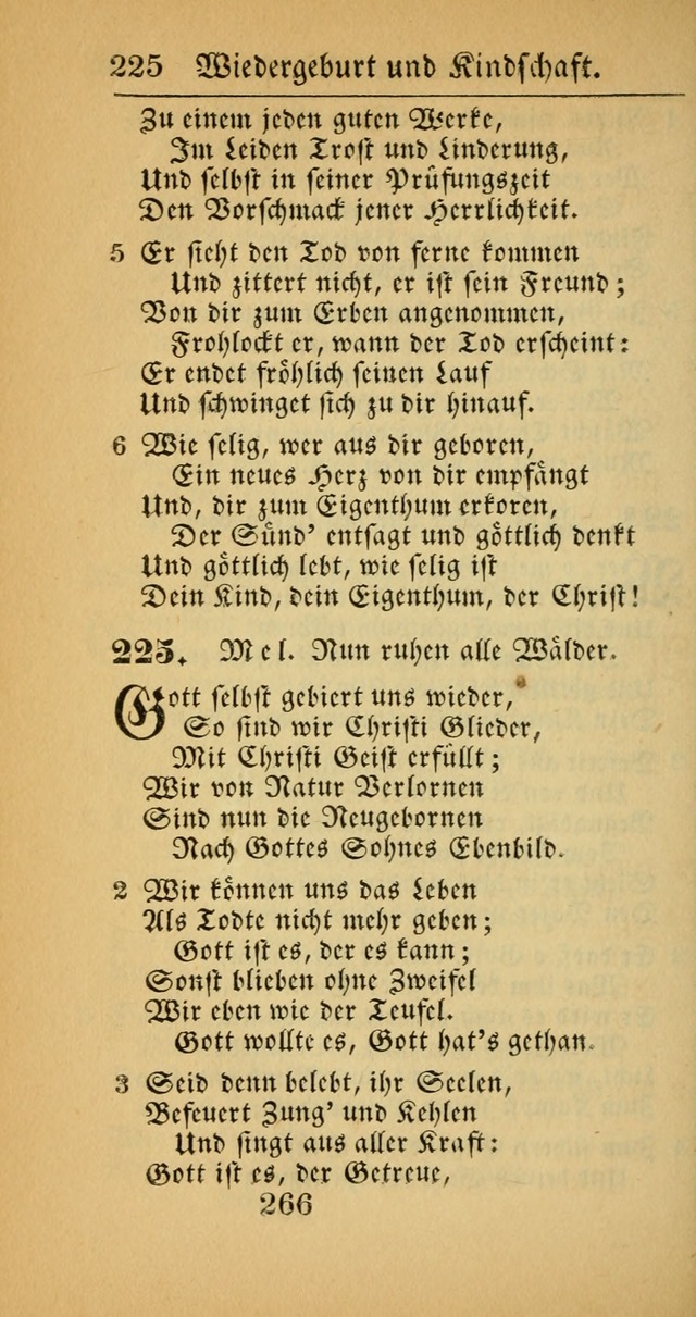 Evangelisches Gesangbuch: oder eine sammlung geistreicher lieder zum gebrauch der Evangelischen Gemeinscaft und aller heilsuchenden seelen  (4th und verb. Aufl.) page 268