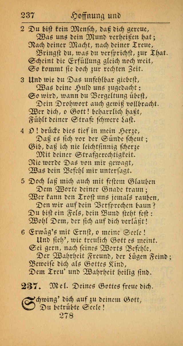 Evangelisches Gesangbuch: oder eine sammlung geistreicher lieder zum gebrauch der Evangelischen Gemeinscaft und aller heilsuchenden seelen  (4th und verb. Aufl.) page 280