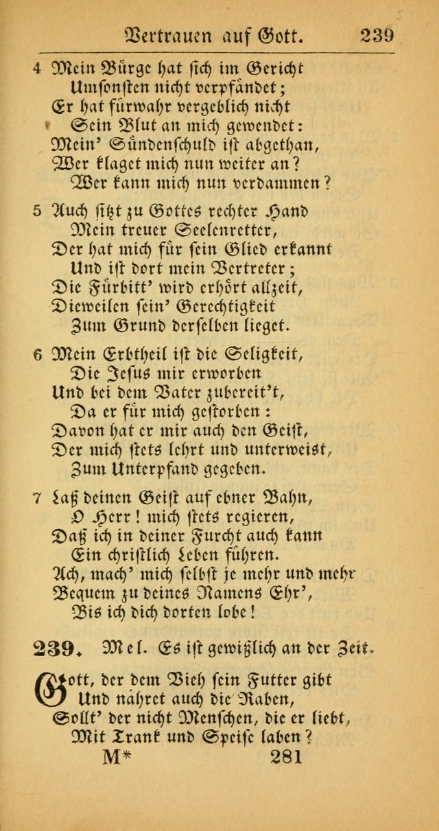 Evangelisches Gesangbuch: oder eine sammlung geistreicher lieder zum gebrauch der Evangelischen Gemeinscaft und aller heilsuchenden seelen  (4th und verb. Aufl.) page 283