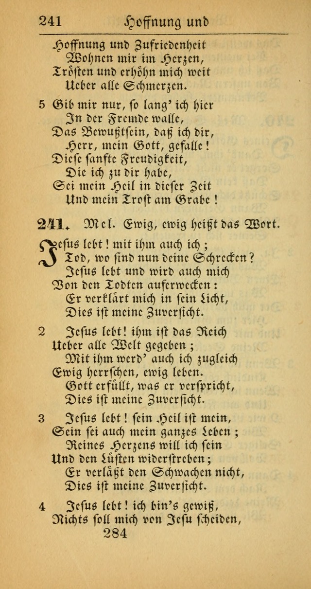 Evangelisches Gesangbuch: oder eine sammlung geistreicher lieder zum gebrauch der Evangelischen Gemeinscaft und aller heilsuchenden seelen  (4th und verb. Aufl.) page 286