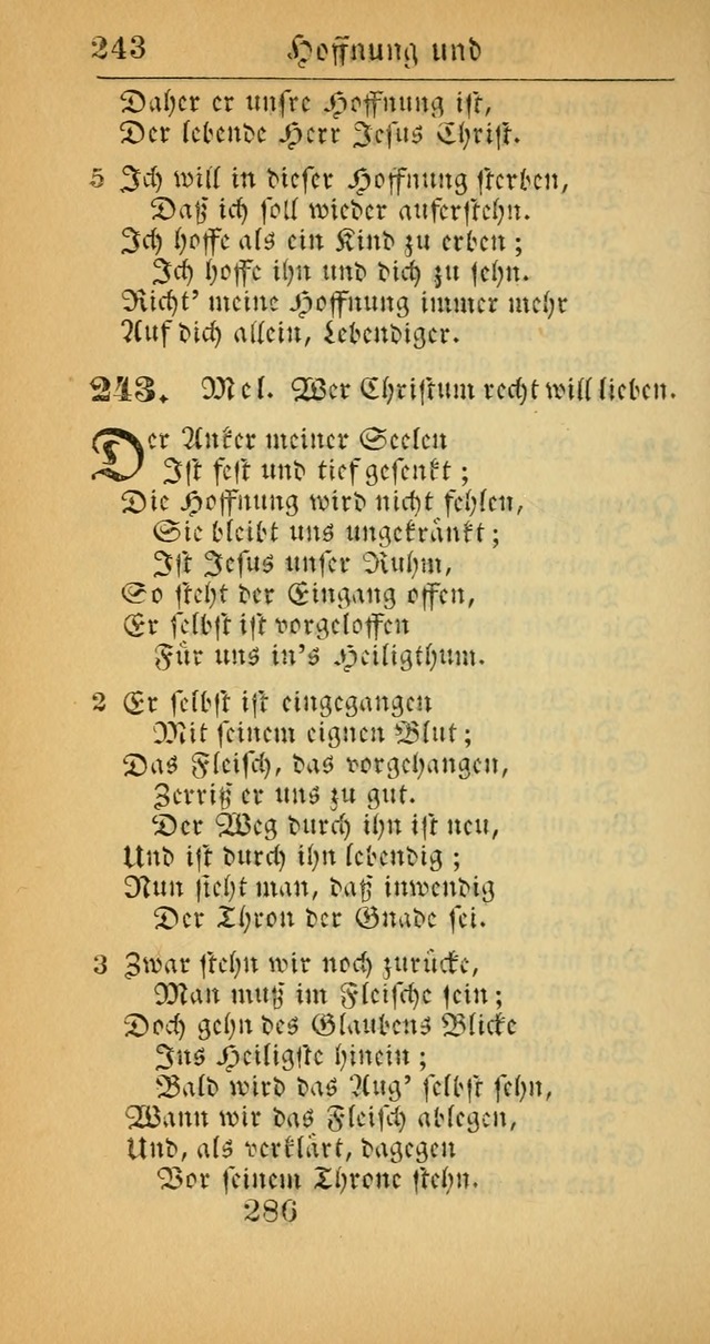 Evangelisches Gesangbuch: oder eine sammlung geistreicher lieder zum gebrauch der Evangelischen Gemeinscaft und aller heilsuchenden seelen  (4th und verb. Aufl.) page 288