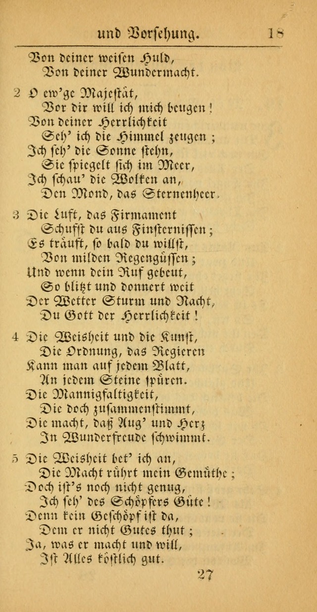 Evangelisches Gesangbuch: oder eine sammlung geistreicher lieder zum gebrauch der Evangelischen Gemeinscaft und aller heilsuchenden seelen  (4th und verb. Aufl.) page 29