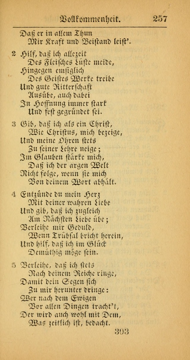 Evangelisches Gesangbuch: oder eine sammlung geistreicher lieder zum gebrauch der Evangelischen Gemeinscaft und aller heilsuchenden seelen  (4th und verb. Aufl.) page 305