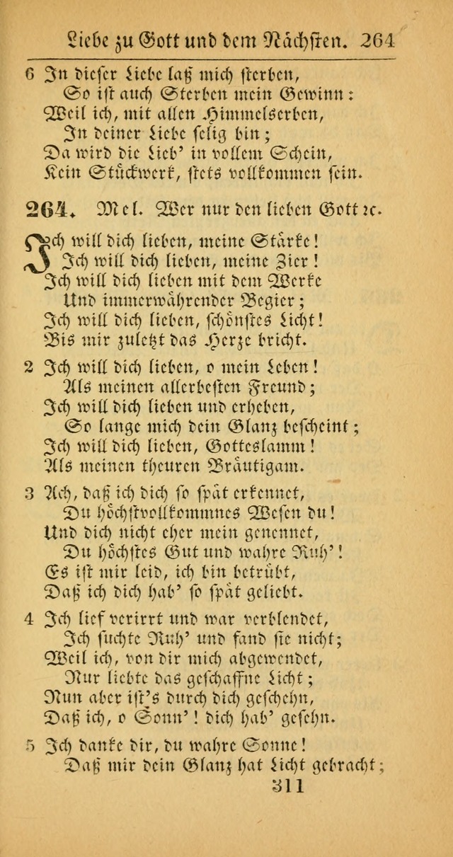 Evangelisches Gesangbuch: oder eine sammlung geistreicher lieder zum gebrauch der Evangelischen Gemeinscaft und aller heilsuchenden seelen  (4th und verb. Aufl.) page 313