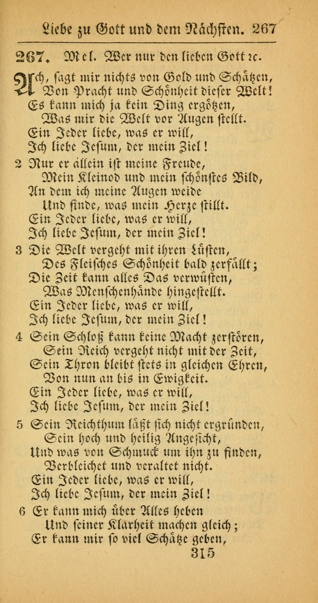 Evangelisches Gesangbuch: oder eine sammlung geistreicher lieder zum gebrauch der Evangelischen Gemeinscaft und aller heilsuchenden seelen  (4th und verb. Aufl.) page 317