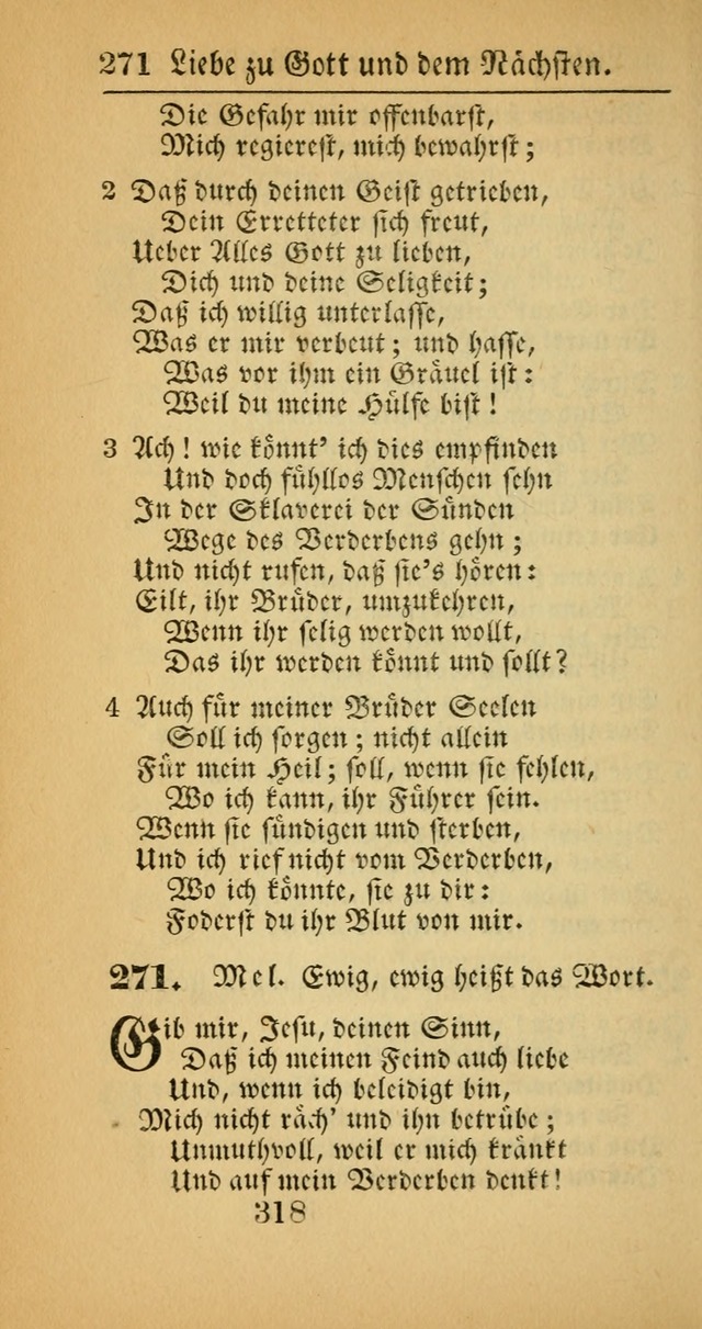 Evangelisches Gesangbuch: oder eine sammlung geistreicher lieder zum gebrauch der Evangelischen Gemeinscaft und aller heilsuchenden seelen  (4th und verb. Aufl.) page 320