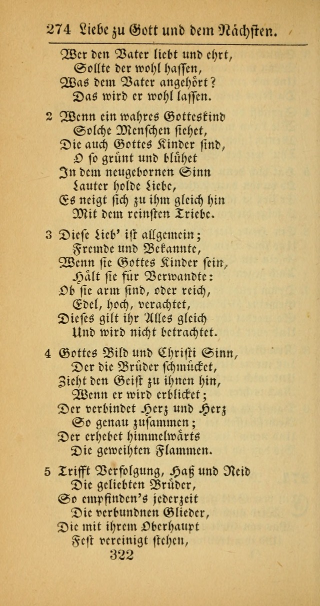 Evangelisches Gesangbuch: oder eine sammlung geistreicher lieder zum gebrauch der Evangelischen Gemeinscaft und aller heilsuchenden seelen  (4th und verb. Aufl.) page 324