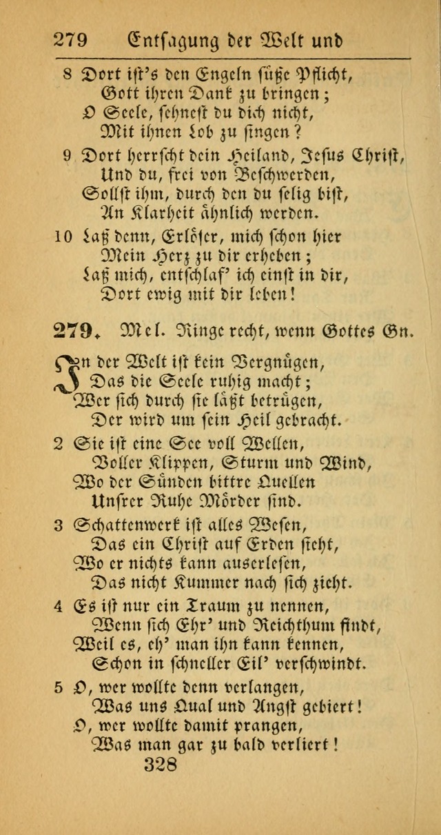 Evangelisches Gesangbuch: oder eine sammlung geistreicher lieder zum gebrauch der Evangelischen Gemeinscaft und aller heilsuchenden seelen  (4th und verb. Aufl.) page 330