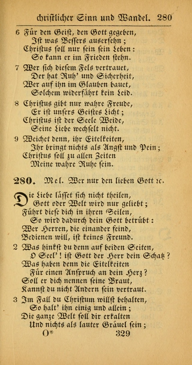 Evangelisches Gesangbuch: oder eine sammlung geistreicher lieder zum gebrauch der Evangelischen Gemeinscaft und aller heilsuchenden seelen  (4th und verb. Aufl.) page 331