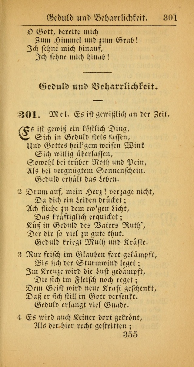 Evangelisches Gesangbuch: oder eine sammlung geistreicher lieder zum gebrauch der Evangelischen Gemeinscaft und aller heilsuchenden seelen  (4th und verb. Aufl.) page 357