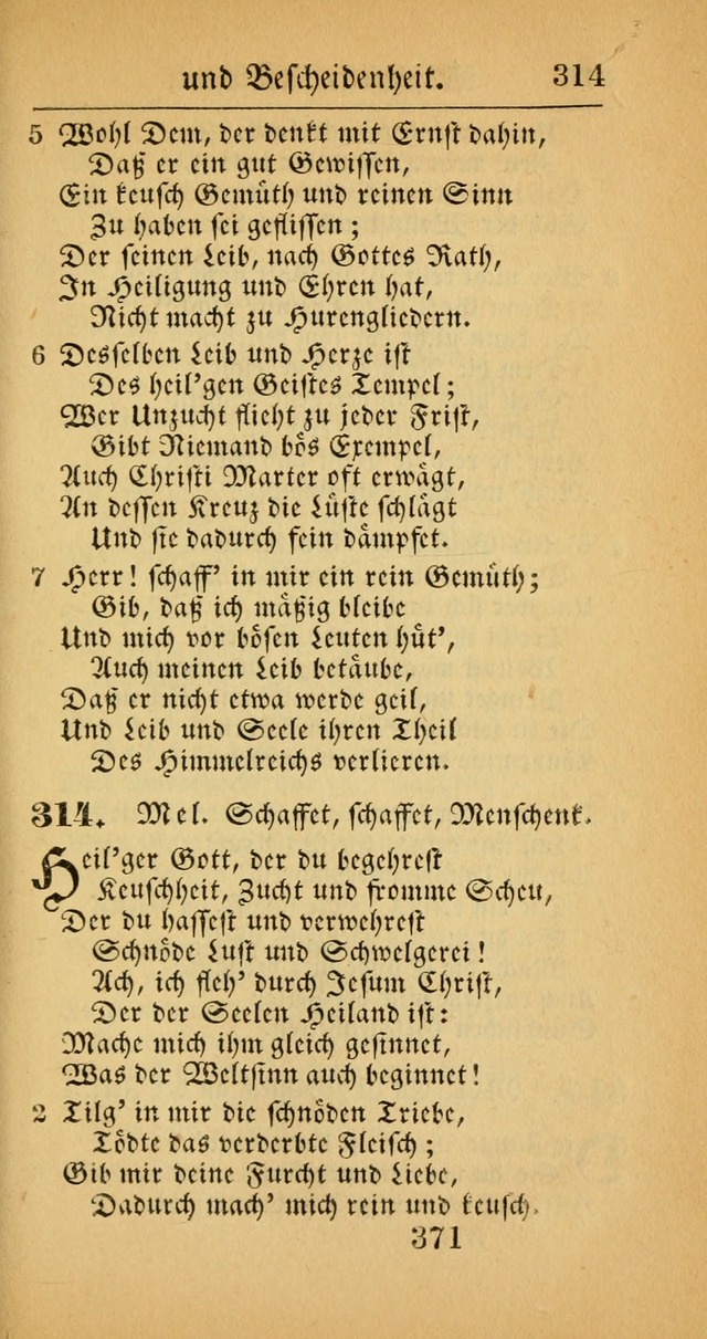 Evangelisches Gesangbuch: oder eine sammlung geistreicher lieder zum gebrauch der Evangelischen Gemeinscaft und aller heilsuchenden seelen  (4th und verb. Aufl.) page 373