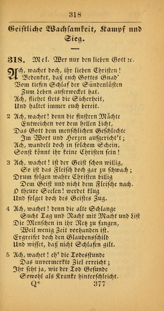 Evangelisches Gesangbuch: oder eine sammlung geistreicher lieder zum gebrauch der Evangelischen Gemeinscaft und aller heilsuchenden seelen  (4th und verb. Aufl.) page 379