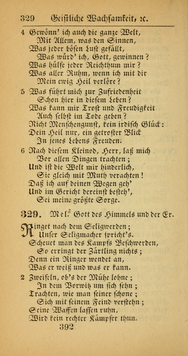 Evangelisches Gesangbuch: oder eine sammlung geistreicher lieder zum gebrauch der Evangelischen Gemeinscaft und aller heilsuchenden seelen  (4th und verb. Aufl.) page 394