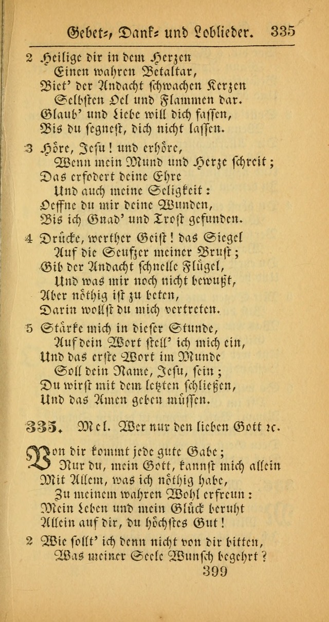 Evangelisches Gesangbuch: oder eine sammlung geistreicher lieder zum gebrauch der Evangelischen Gemeinscaft und aller heilsuchenden seelen  (4th und verb. Aufl.) page 401