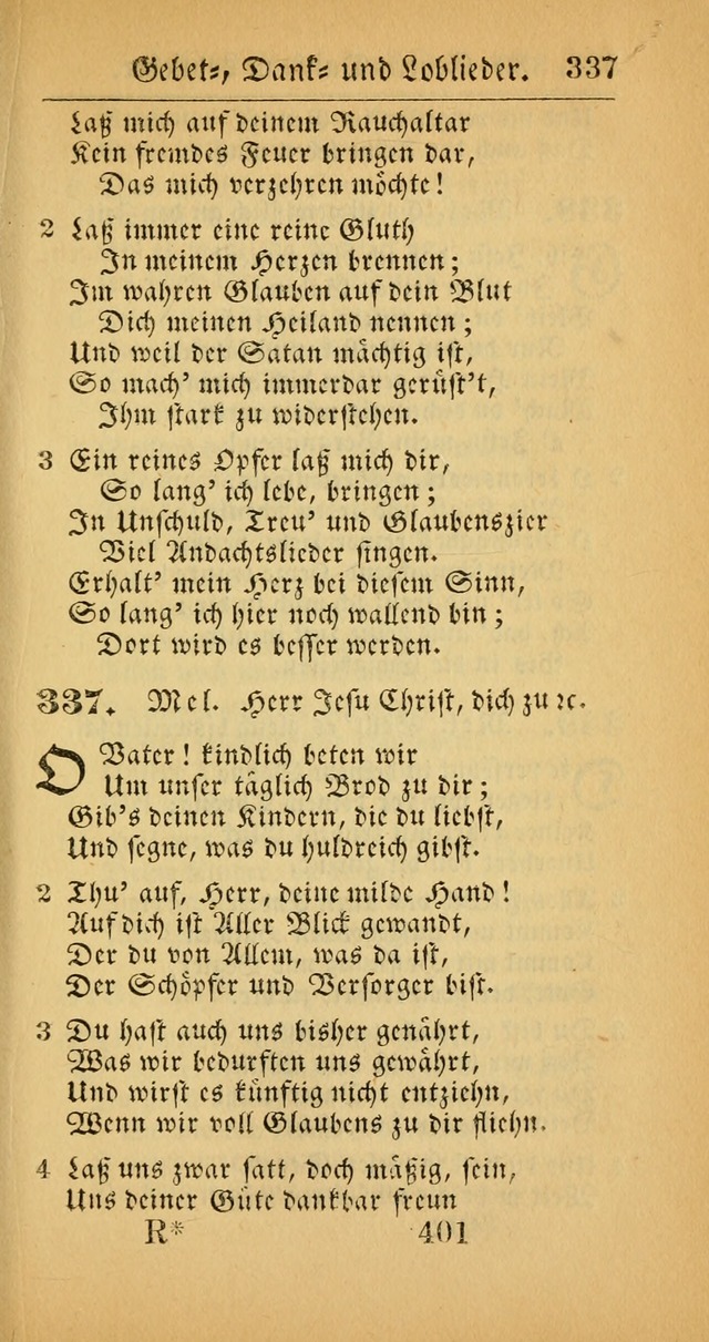 Evangelisches Gesangbuch: oder eine sammlung geistreicher lieder zum gebrauch der Evangelischen Gemeinscaft und aller heilsuchenden seelen  (4th und verb. Aufl.) page 403