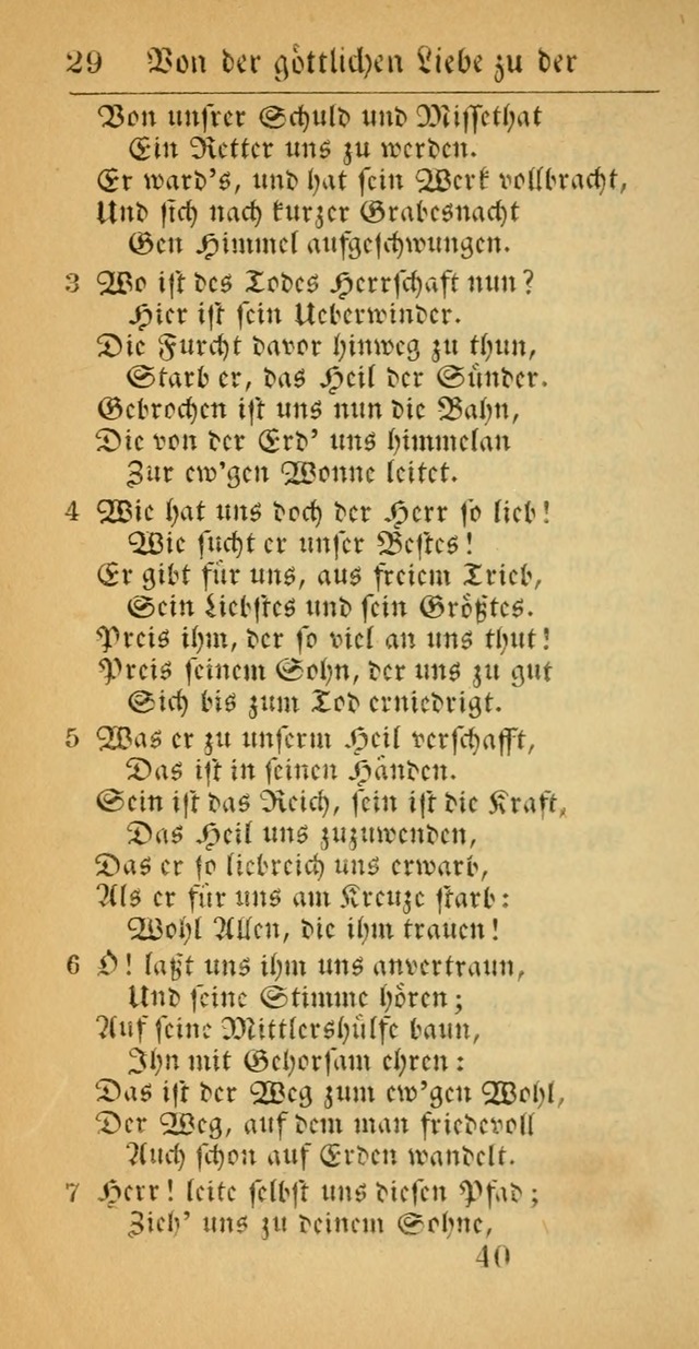 Evangelisches Gesangbuch: oder eine sammlung geistreicher lieder zum gebrauch der Evangelischen Gemeinscaft und aller heilsuchenden seelen  (4th und verb. Aufl.) page 42